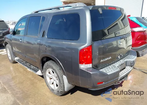2008 Nissan Armada Se from USA, damaged, VIN 5N1BA08D68N632895